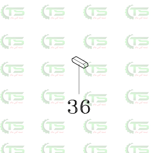 (تسمه کش) 36 KYA050520 Key, 5×5×20