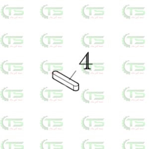 KYA050530 Key, 5×5×30
