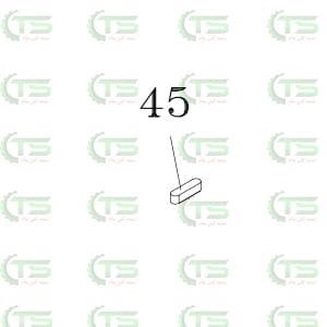 45 KYA050525 Key, 5×5×25 2 (تسمه کش)