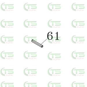 61 SP0414 Spring Pin, 4×14 1 (تسمه کش)