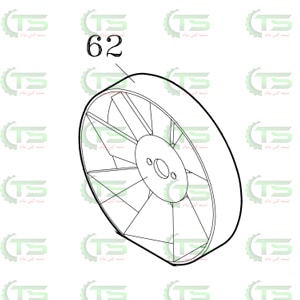 62 TF-028 Fan 1 (تسمه کش)