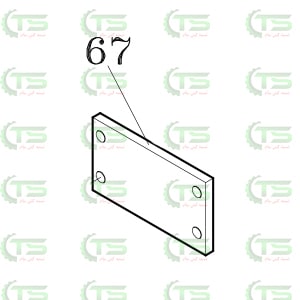 67 TA-067 Bar Guide Lid 1 (تسمه کش)