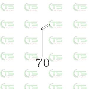 70 SP0318 Spring Pin, 3×18 3 (تسمه کش)