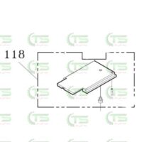 118 TA-080A Slide Ass'y (تسمه کش)