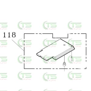 118 TA-080A Slide Ass'y (تسمه کش)