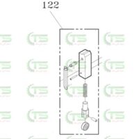 122 T5-1-13000 Rear Bar Ass'y (تسمه کش)