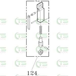 124 T5-1-15000 Front Bar Ass'y (تسمه کش)